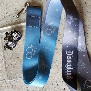 Disney 100 - Disneyland Resort Official - Limited Edition Pin & Lanyard Set